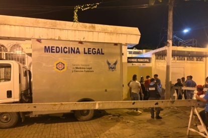 Las partes humanas fueron llevadas a la morgue de Babahoyo.