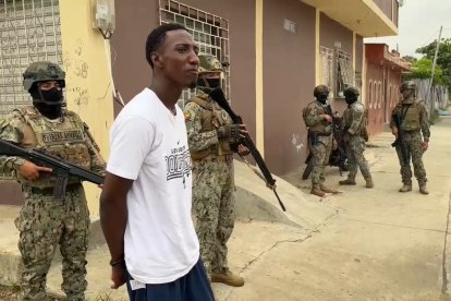 Jean Carlos Quiñonez Rodríguez fue detenido por las Fuerzas Armadas.