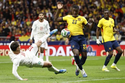 Ecuador empató 1-1 contra Marruecos en duelo jugado este jueves 27 de maro en Madrid, España.