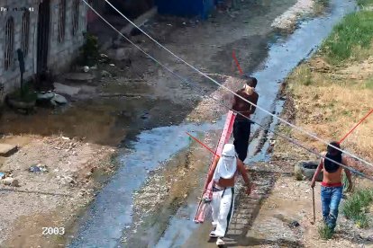 Los muchachos quedaron captados por los dispositivos de vigilancia.