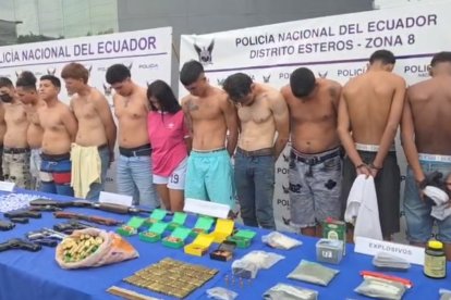 Los sospechosos serán presentados ante las autoridades judiciales competentes.