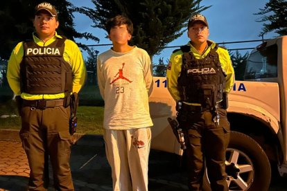 El muchacho fue detenido como sospechoso de un hombre, de 29 años, en Rancho Alto.