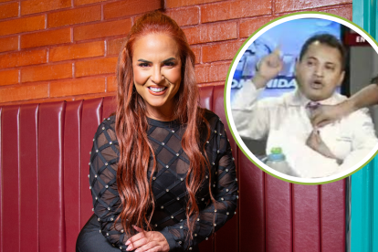 Carla Sala tuvo una discusión en vivo con el Dr. Tito Tomalá en 2011.