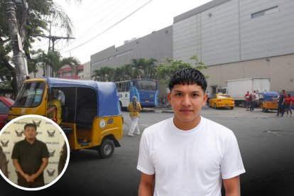 Juan Carlos Mazzini Escalante fue asesinado a tiros en el exterior de este centro comercial, en el sur de Guayaquil.