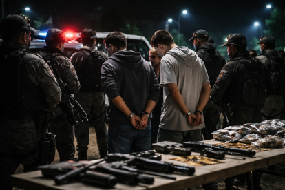 Operativos nocturnos permitieron la detención de personas vinculadas al crimen.