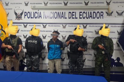 José Aguas Muñoz fue detenido en la provincia de Sucumbíos, informó John Reimberg, ministro del Interior.