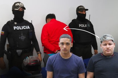 Josué Alexander Sánchez Mejillones fue capturado con dos armas y municiones. El abatido fue idenficado como Justin Beth Espinoza Echeverry.