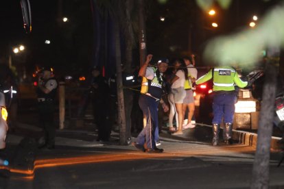 Triple crimen en la vía Perimetral, en Guayaquil, este 1 de abril.