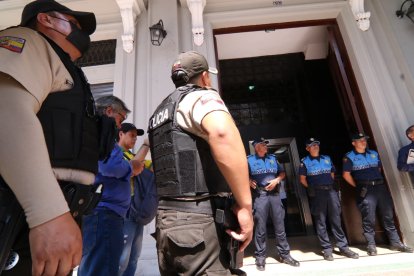 Fiscalía allanó oficinas del Municipio de Guayaquil, este 2 de abril.