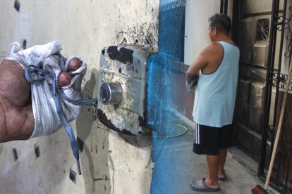 El afectado relató los momentos de angustia que vivió la noche del jueves.