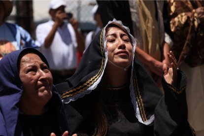 Moradores de la Magdalena participaron en un dramatizado del calvario de