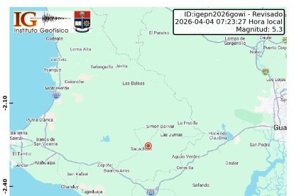 El temblor se sintió con fuerza en varias zonas de la costa ecuatoriana.