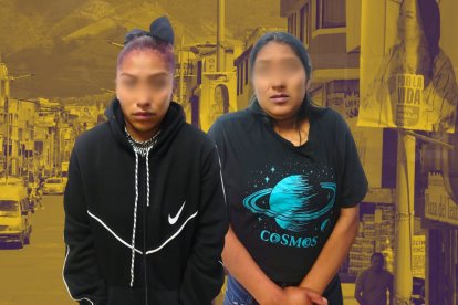 Las mujeres fueron llevadas a la Unidad de Flagrancia por el delito de hurto.