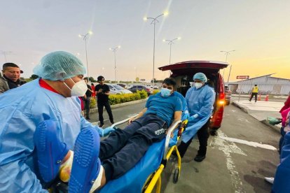 Jordy Flores fue trasladado al Hospital Rodríguez Zambrano por una infección.