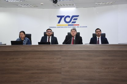 Tribunal Contencioso Electoral admite a trámite denuncia por nueva fecha de elecciones en Ecuador.