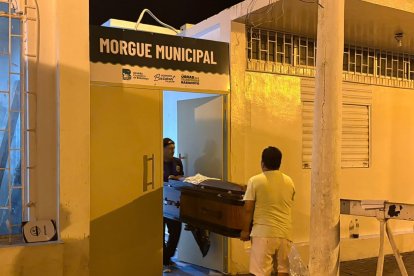 Los tres cuerpos hallados en Puebloviejo fueron examinados en Babahoyo.