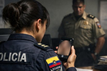 La afectada contó que el implicado le envió una imagen de sus partes íntimas. (Imagen generada por ChatGPT)