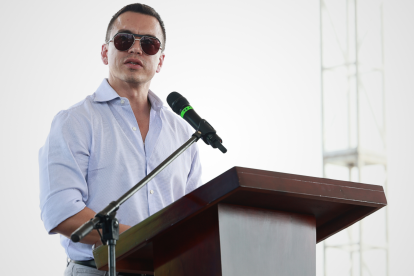 Daniel Noboa reaccionó ante los mensajes de "preso político" hacia Jorge Glas.