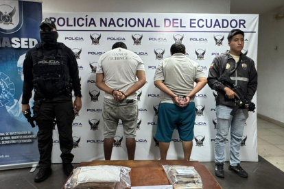 Los implicados fueron presentados ante las autoridades judiciales competentes.