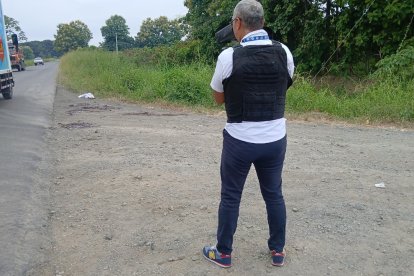 En este lugar fueron contados los cinco cadáveres.