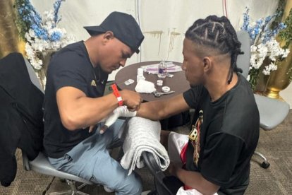 José Rodríguez previo a la pelea en Estados Unidos con Jason Moreno.