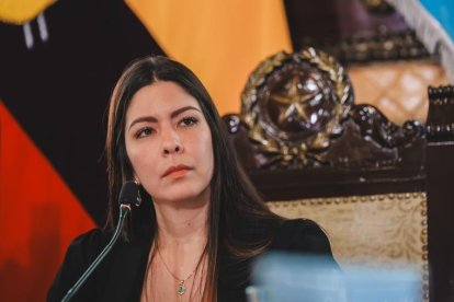 La alcaldesa subrogante de Guayaquil, Tatiana Coronel.