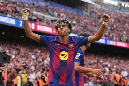 Lamine Yamal, delantero del FC Barcelona.