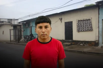 Las víctimas conversaban en los exteriores de esta vivienda cuando fueron atacadas.