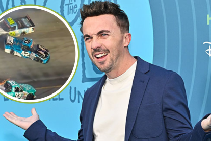 Frankie Muniz, conocido por su papel en Malcolm in the Middle, salió ileso tras un choque de camiones durante una carrera de la NASCAR.