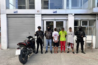 Cuatro implicados fueron detenidos tras operativos ejecutados por unidades investigativas en Loja.