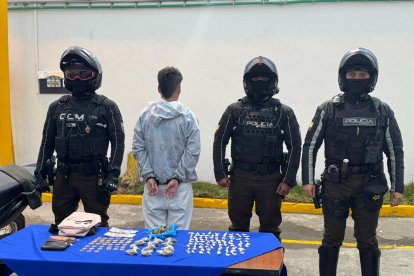 El sospechoso fue llevado a la Unidad de Flagrancia para iniciar el proceso judicial en su contra.