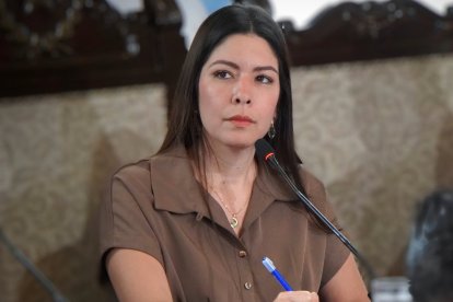 Tatiana Coronel, alcaldesa subrogante de Guayaquil.