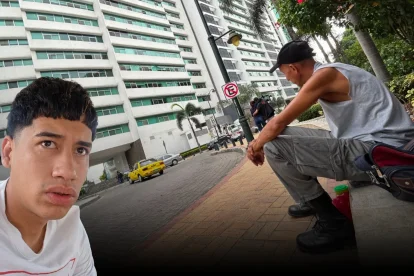 Jeremy Zambrano cayó desde el noveno piso de este condominio.