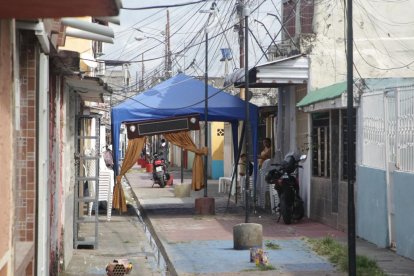 Velorio de alias Frenillo en el sector de La Floresta 1, sur de Guayaquil.