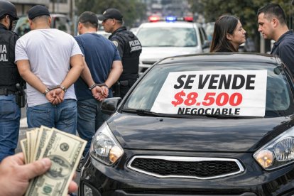 Cuatro personas, entre ellas, una mujer, fueron detenidos luego de un operativo.