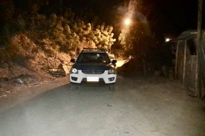 En el sitio La Polvosa, al interior de viviendas se registró uno de los ataques armados en San Vicente.