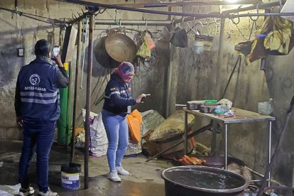 Los sitios funcionaban en condiciones insalubres.