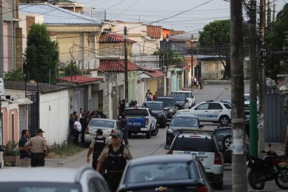 El suceso se produjo en una de las calles de la ciudadela Samanes.