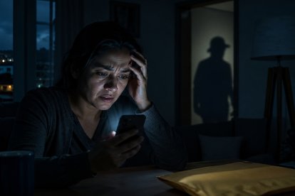 Una doctora vivió días de terror por los constantes mensajes amenazantes.