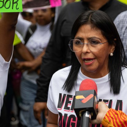 Fotografía de archivo de la vicepresidenta ejecutiva de Venezuela, Delcy Rodríguez.