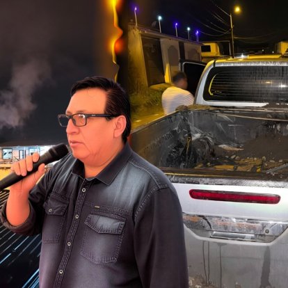 Serios daños quedaron tras la detonación de los explosivos.