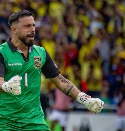 El portero Hernán Galíndez es fijo en la titularidad de la selección de Ecuador.