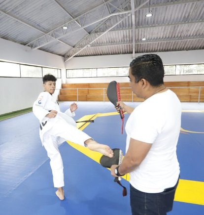 Julio Álvarez es uno de los deportistas con mayor proyección en el taekwondo nacional.