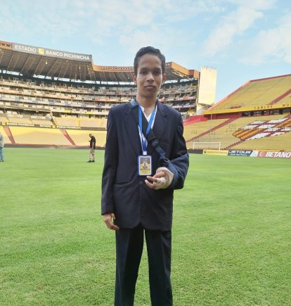 Ángel Barrera cumplirá su sueño de cubrir a Barcelona SC gracias a Felipe Caicedo.
