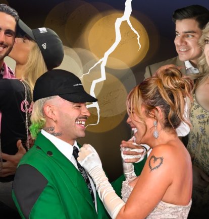 Ariana Altuve con Leonardo Campana, Úrsula Strenge con Isaac Delgado y Karol G con Feid