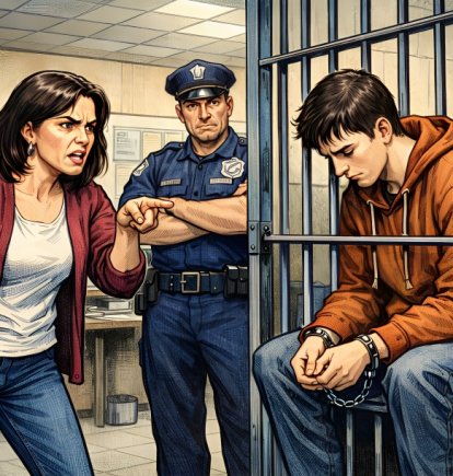 La reacción eufórica de una madre al ver a un hijo detenido puede ser entendida, según psicólogos, pero no justificada.