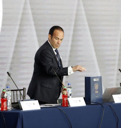 Francisco Egas es el único candidato habilitado hasta el momento. Va por la reelección como presidente de la FEF