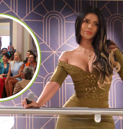 Conny Garcés actriz de Cholito Forever interpretando a su personaje Carnada en Guayaquil.