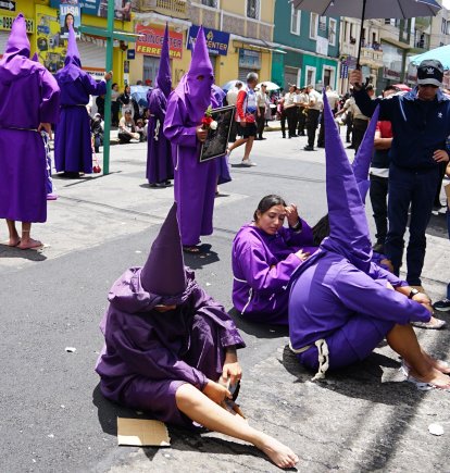 La procesión de Jesús del Gran Poder en Quito es una de las más importantes de Latinoamérica