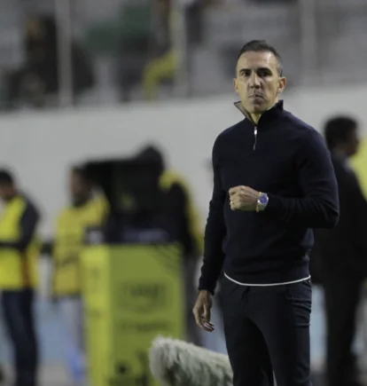 Vicente Sánchez, DT de Emelec.